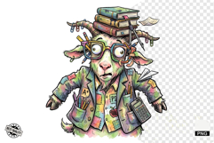 Whimsical Back To School Animals Clipart Product Image 1