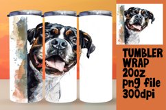 Whimsical Watercolor Dog Lover Joyful Tumbler - 20oz Product Image 1