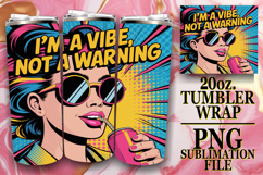 BLISSFUL MEMORIES 20oz TUMBLER WRAP, Funny Quote Product Image 1