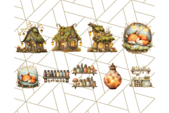 72 Cozy Cabin Critters Clipart PNG, Fall Animal Png Product Image 7
