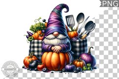 Halloween Kitchen Gnome Sublimation - Clipart PNG Design Product Image 1