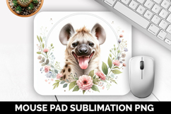 Hyena, Cute Animal Mouse Pad PNG, Animal Lover Gift Product Image 1