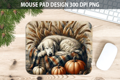Dog Mouse pad Sublimation - Thanksgiving PNG Design Product Image 1
