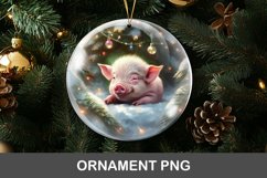 3D christmas ornament - pig Product Image 1