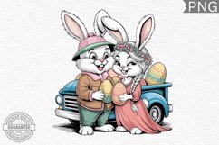 Easter Bunny Gnome Sublimation - Clipart PNG Bundle Product Image 17