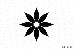 Christmas Flower Svg | Christmas Svg | Svg Cut Files Product Image 1