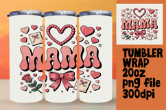 Beautiful Gift: 20oz Tumbler Wrap , Mama Product Image 1
