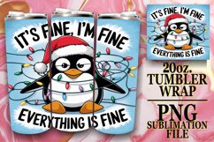 Sweet adventures 20oz tumbler wrap, Xmas Product Image 1