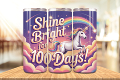 100 Days Of School Tumbler wrap, Teacher Day 20oz Tumbler Product Image 1