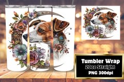 Blossom Bliss: Watercolor Tumbler Design 20oz Product Image 1