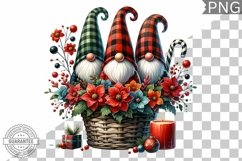 Christmas Gnome Sublimation - Clipart PNG Bundle Product Image 2