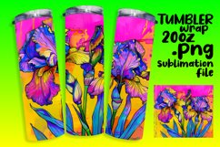 Bright Floral Patterns for 20oz Tumbler Wrap Designs Product Image 1