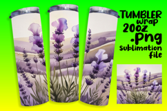 20oz Tumbler Wrap for Personalization , Flowers Product Image 1