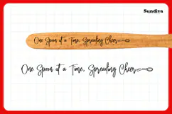 Christmas Wooden Spoon Handle Quotes SVG - One Spoon Product Image 3