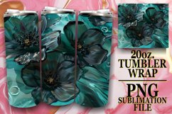 Springtime Blossom Bonanza Tumbler Wrap Design Blooming Product Image 1