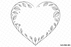 Fall Heart Svg | Halloween Svg | Svg Cut Files Product Image 1