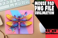Playful Cheerful Spectrum Mouse Pad, Sublimation Product Image 1