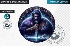 Viking God and Goddess Clipart,Norse mythology,celtic PNG Product Image 1