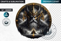 Odin Viking God and Goddess Clipart,Norse mythology,celtic Product Image 1