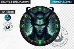 Loki Viking God and Goddess Clipart,Norse mythology,celtic Product Image 1