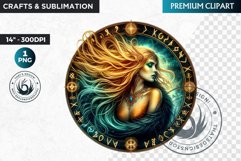 Viking God and Goddess Clipart,Norse mythology,celtic PNG Product Image 1