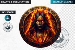 Viking God and Goddess Clipart,Norse mythology,celtic PNG Product Image 1