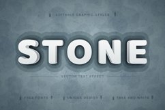 White Stone - Editable Text Effect, Font Style Product Image 3