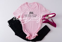 Valentine Shirt Mockup - Bella Canvas 3001 - Pink Product Image 1