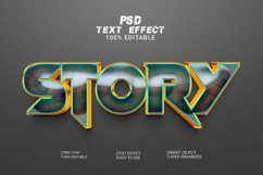 Story 3d Editable Text Effect Style Product Image 1