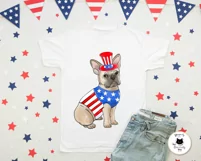 4th Of July Dog PNG Design | Patriotic Sublimation Design Product Image 5