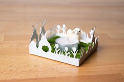 Easter Tray SVG | Paper Cut SVG | Easter Candle Holder Product Image 3