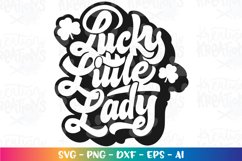 St. Patrick's Day svg Lucky little Lady Product Image 2