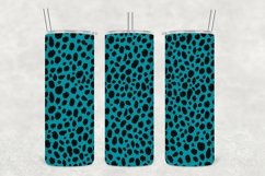 Ocean Leopard Pattern Tumbler Sublimation Product Image 1