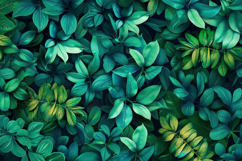 Green Leaves Background Wallpaper Product Image 1
