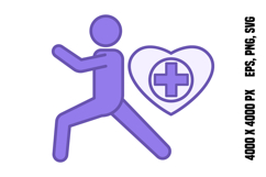 Colored Health Icon Product Image 1