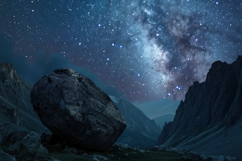Night Sky and Milky Way Background Wallpaper Product Image 1