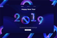 Happy New Yearr - banner &amp; Landing Page Product Image 1