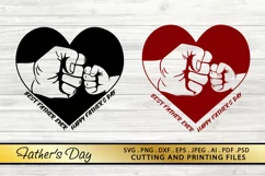 BOGO Father's Day SVG PNG DXF EPS Best Dad SVG Files Product Image 1