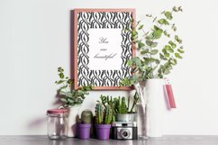 Blasc and White Patterns Set Product Image 11