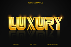 Luxury Golden Text Effect Product Image 1