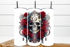 3d halloween tumbler wrap bundle / gothic illustrations PNG Product Image 6
