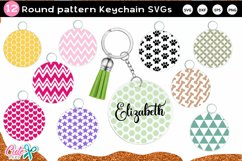Keychain pattern Vol.3 SVG file for crafter Product Image 2