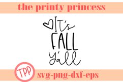 Fall svg, Fall Yall svg, Autumn design file Product Image 1