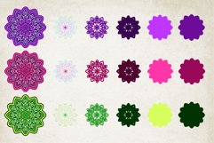 3D mandalas in five color versions. Product Image 2