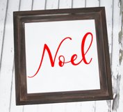 Christmas SVG - Noel SVG, handlettered Product Image 3