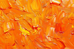 Abstract Orange Oil Paint Brush Strokes Texture Background Product Image 1