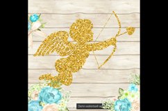 100 Glitter Cupid Love Clip Arts, Wedding, Luxury Glitter Product Image 4