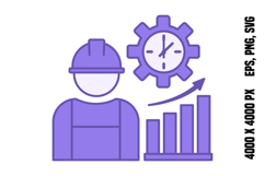 Colored Productivity Icon Product Image 1