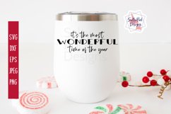 It's the Most Wonderful Time Of The Year SVG, Christmas SVG Product Image 4