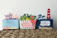 3D Nautical Card SVG | Summer SVG Box Card SVG Product Image 6